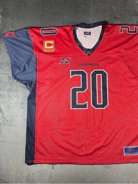 XFL Houston Roughnecks 2020 Bigg Dogg Jersey Sz 4XL